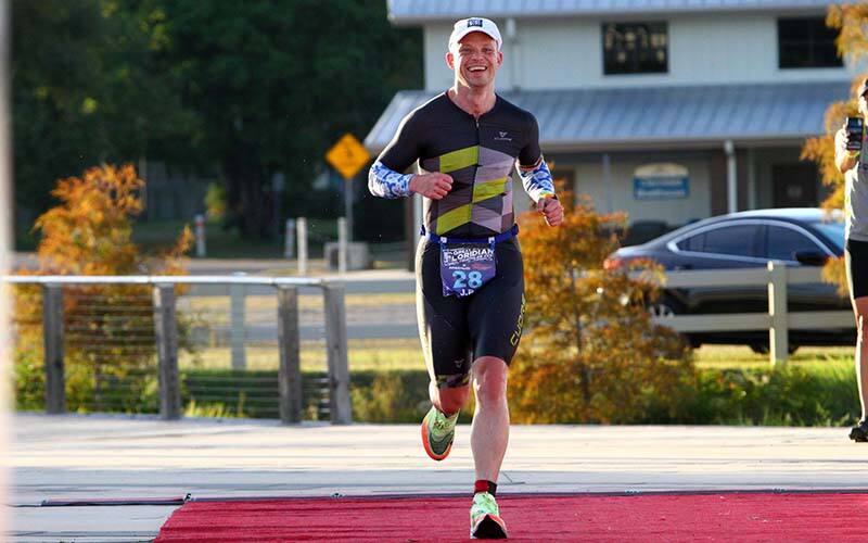 JP Dowd wins the overall men's ultra-distance national championship in Clermont, Florida