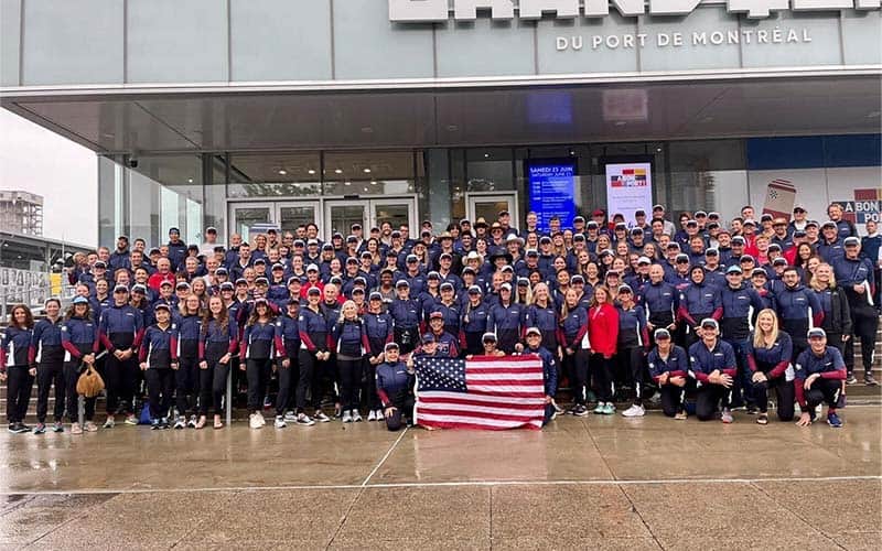 Team USA at the Montreal Sprint and Relay World Championships