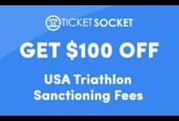 One Hundred Dollars Off USA Triathlon Sanctioning Fees