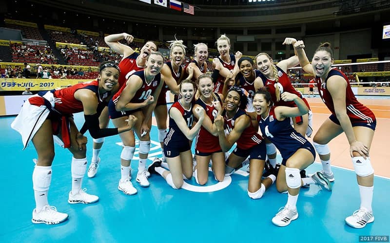 U.S. Women's National Team at 2017 FIVB World Grand Champions Cup
