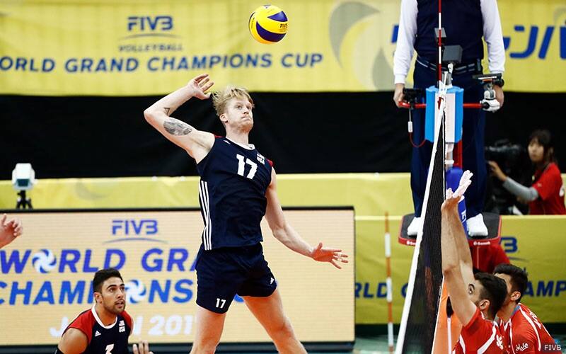 Max Holt of the U.S. Men's National Team