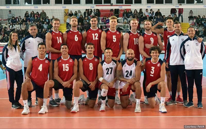The U.S. Men's National Team that competed in Argentina
