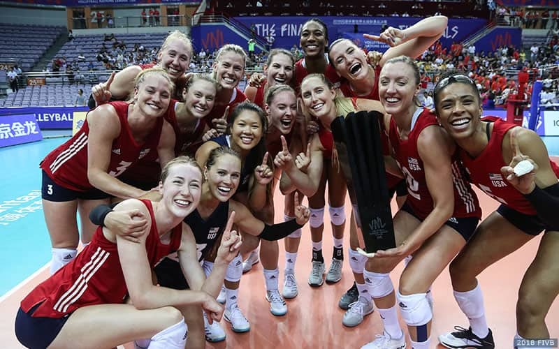 U.S. Women's National Team wins inaugural FIVB Volleyball Nations League title