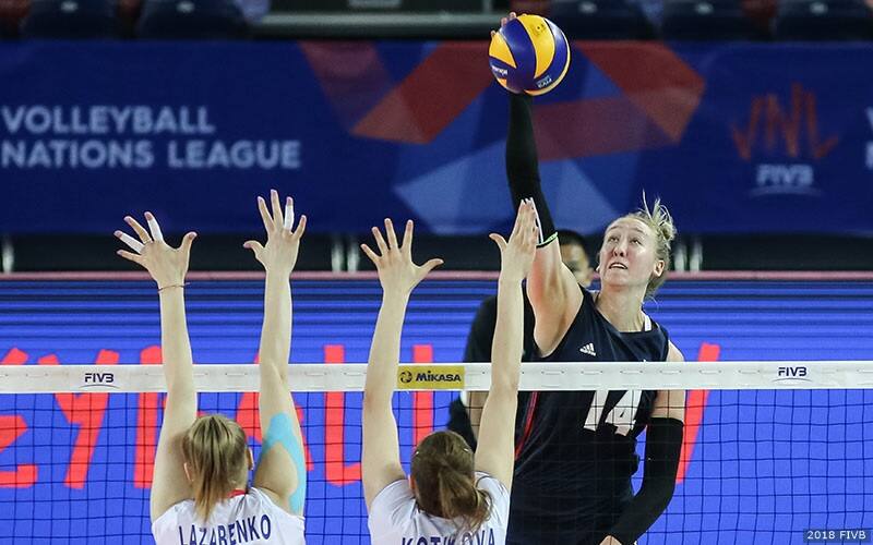 Michelle Bartsch-Hackley attacks against Russia