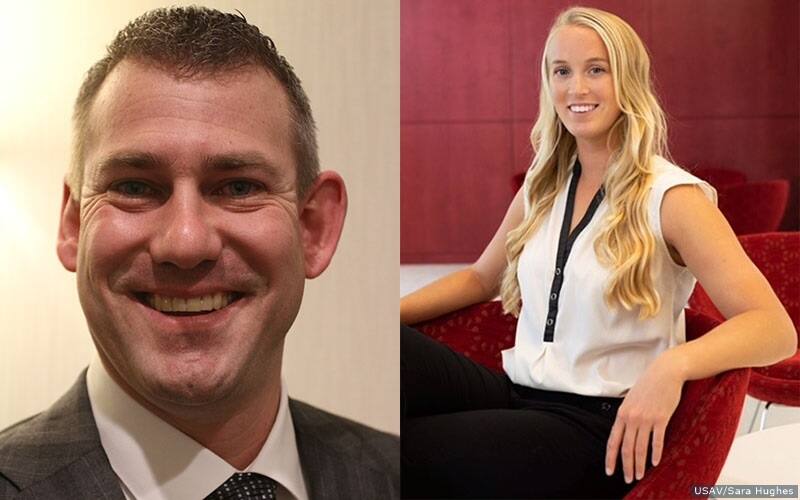 Brent Rasmussen and Sara Hughes