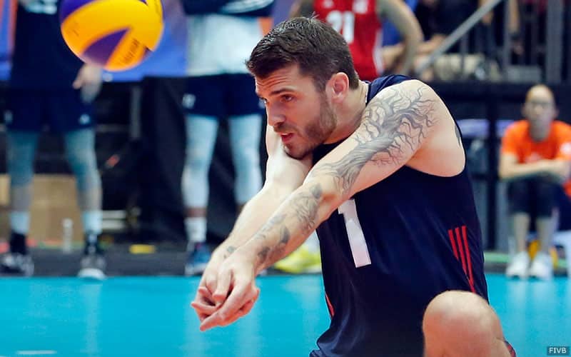 Matt Anderson of the U.S. Men's Volleyball Team