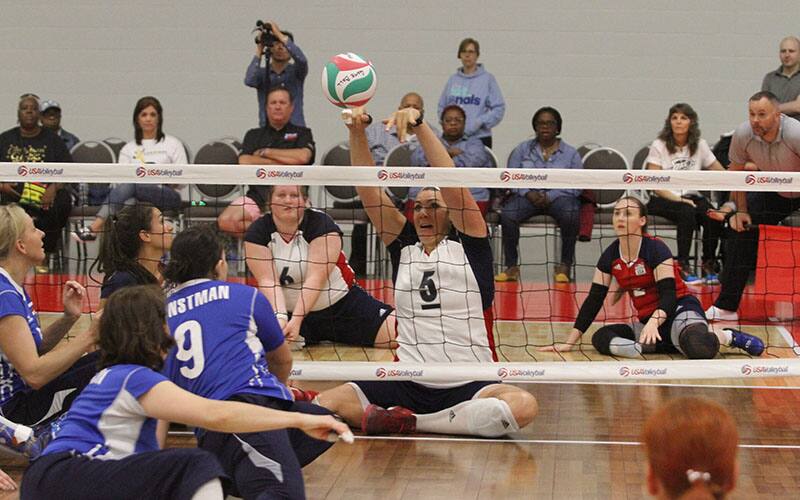 Katie Holloway blocks