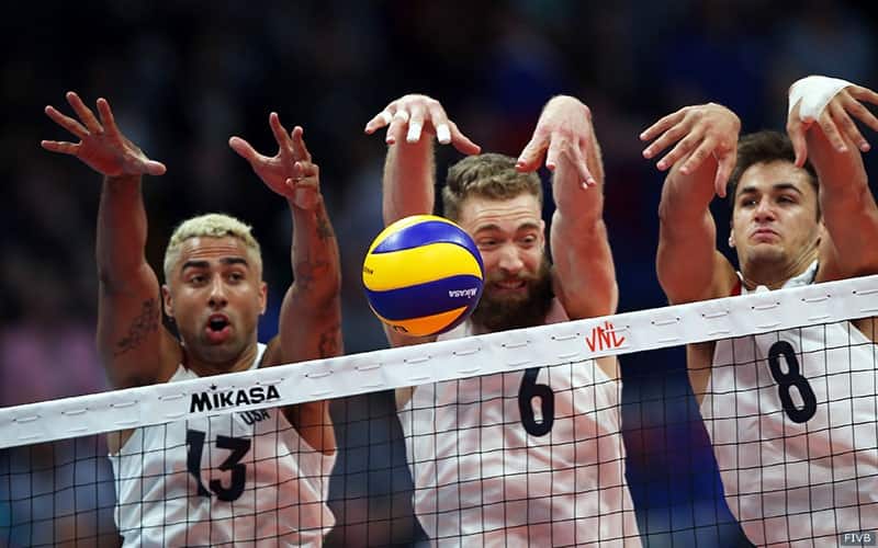 U.S. Men triple block