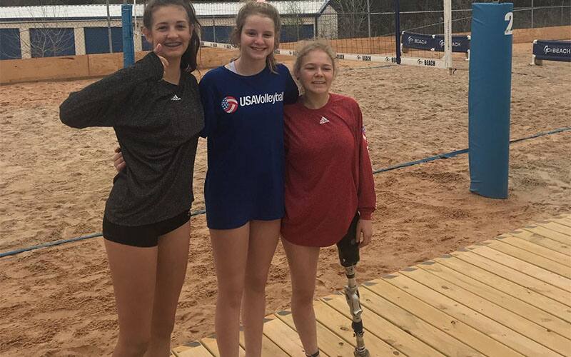 Beach ParaVolley women's team for Pingtan