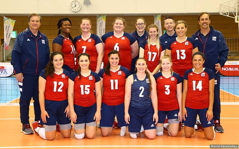 U.S. Women's Sitting Team at World Super 6 in Japan