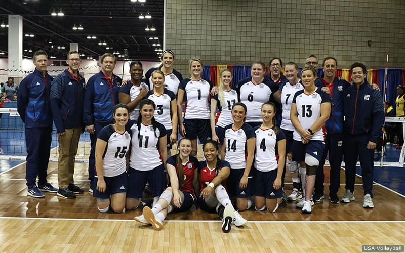U.S. Women's Sitting National Team competing in exhibition matches versus Russia and Brazil at Colorado Crossroads