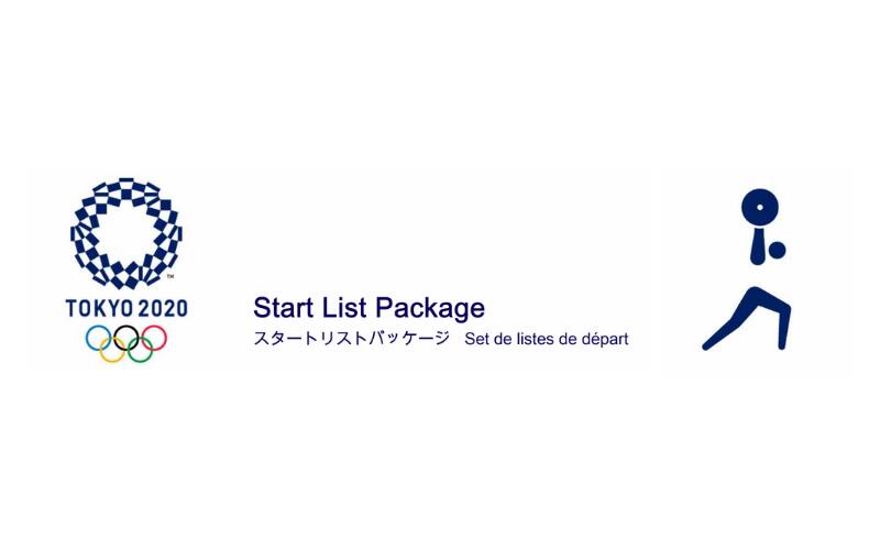 Tokyo 2020 Start List