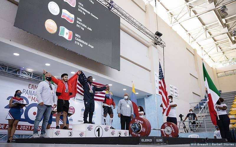 CJ Cummings atop podium at 2020 Pan AMs