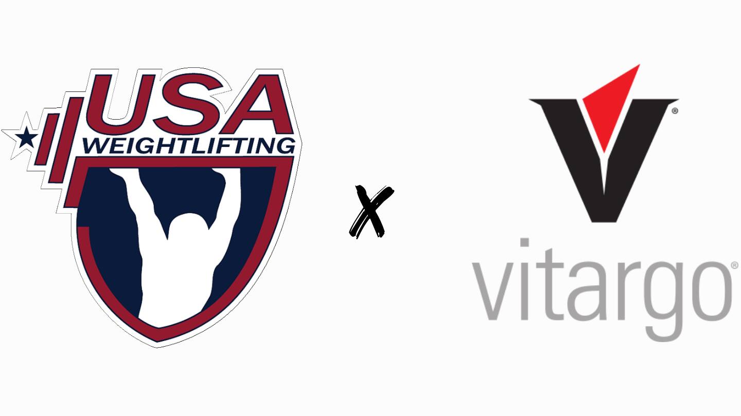 USA Weightlifting and Vitargo logos