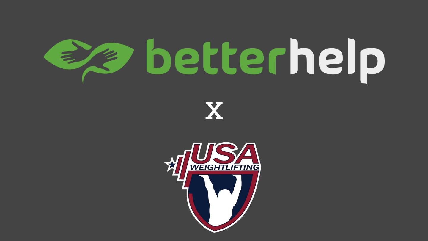 Better Help and USA Weightlifting logos
