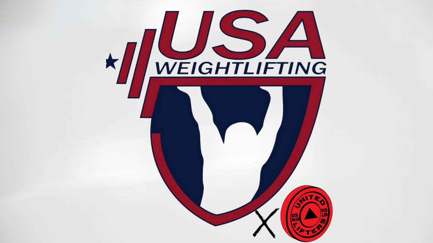 Composite logo of USA Weightlifting and United Lifters