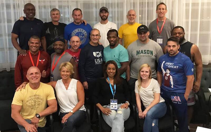 U.S. Veterans Wrestlers at 2019 Veterans Worlds
