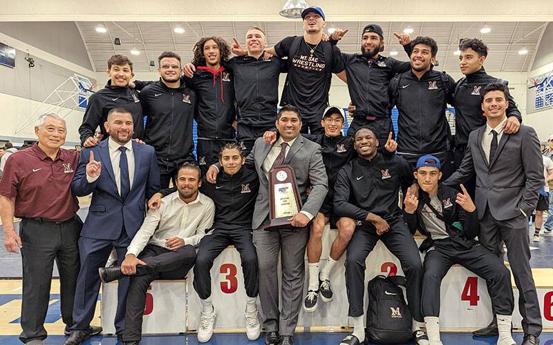 Mt San Antonio College 2021 CCCC champions team
