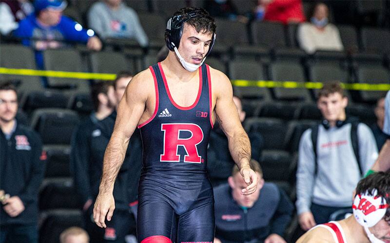 Sebastian Rivera (Rutgers) at the 2021 Matmen Open