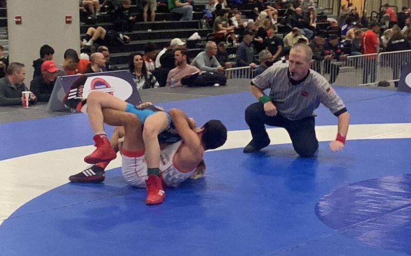  Dedrick Navarro (ID) vs. Nikolas Govea (TX), 106 pounds.