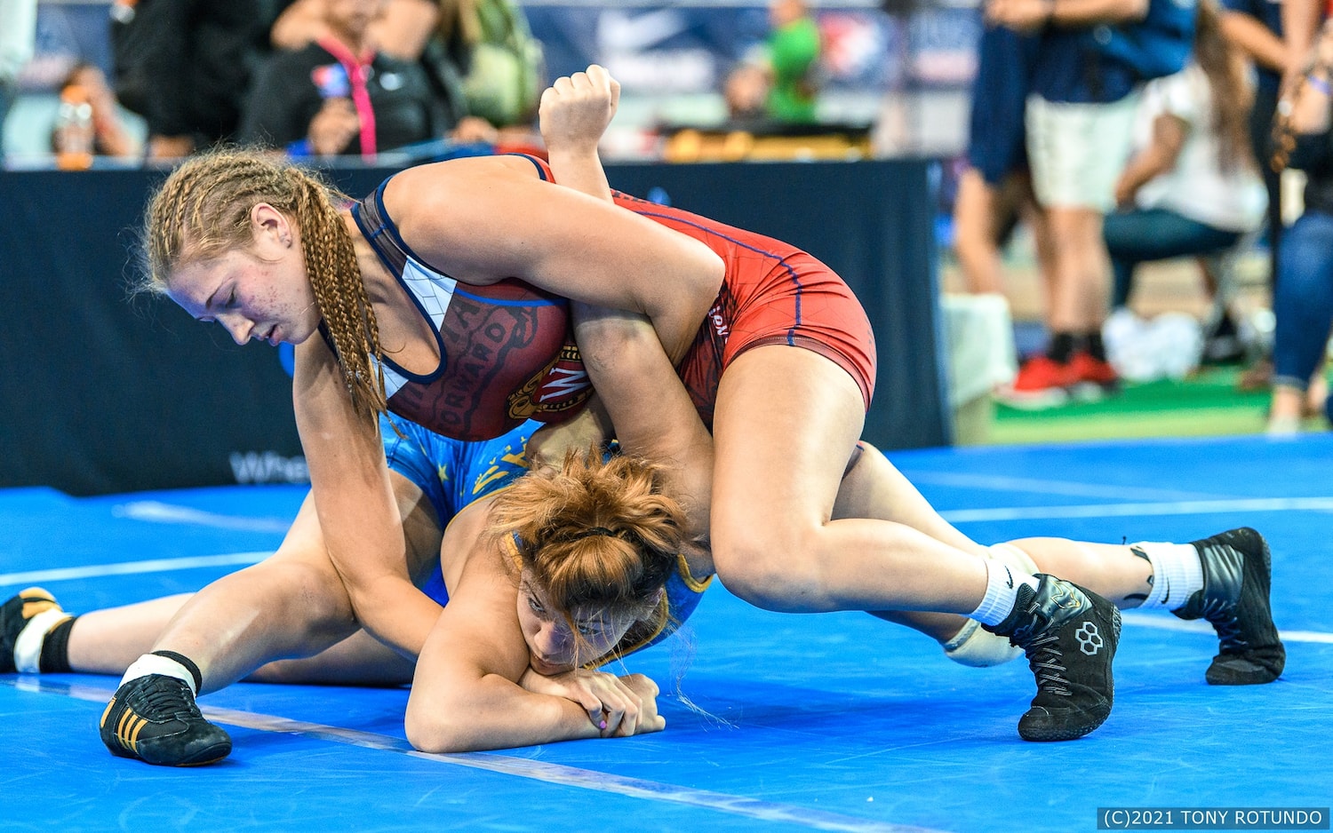 Kylie Welker of Wisconsin at 2021 Junior Nationals