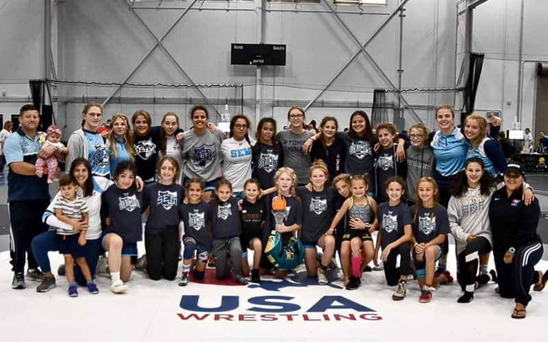 The Wyoming Seminary Team after winning the Ultimate Club Duals