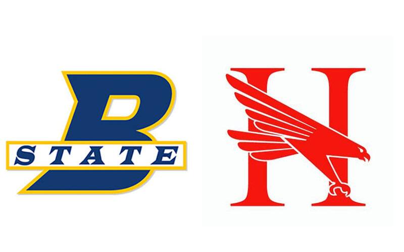 Athletic logos for Bluefield State and Huntingdon College