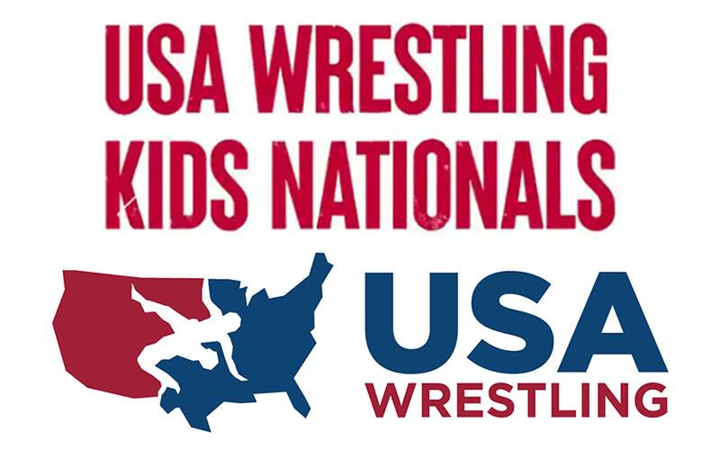 Kids Nationals Graphic with USA Wrestling logo