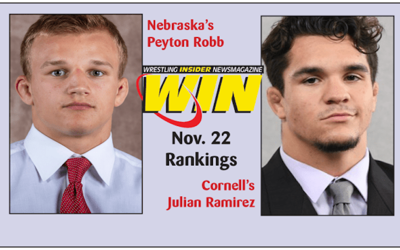 WIN Magazine rankings graphic for November 22, 2021