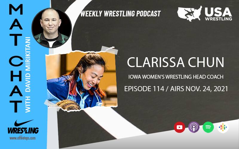 Graphic for Mat Chat with David Mirikitani featuring Clarissa Chun