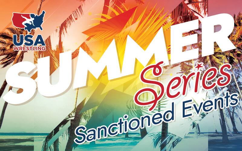 Colorful USA Wrestling Summer Series of Sanctioned events logo