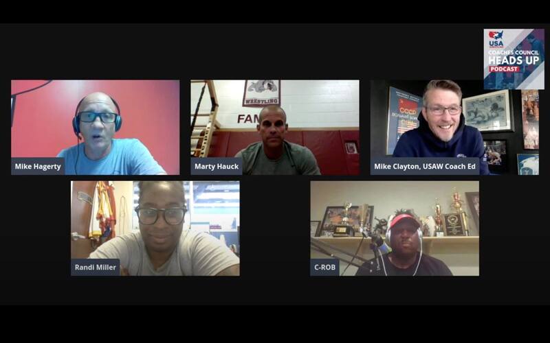 Heads Up podcast graphic with Mike Hagerty, Marty Hauck, Mike Clayton, Randi Miller and Cornell Robinson