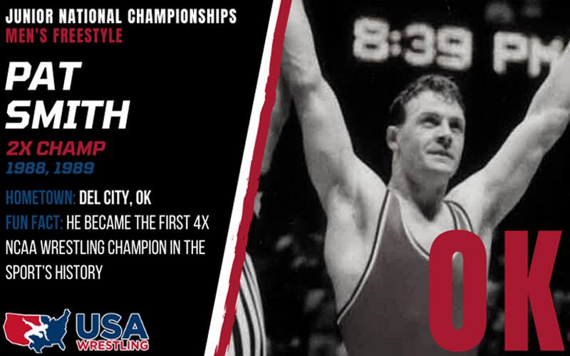 Pat Smith of Oklahoma, winner of the 50th Junior Nationals freestyle fantasy bracket