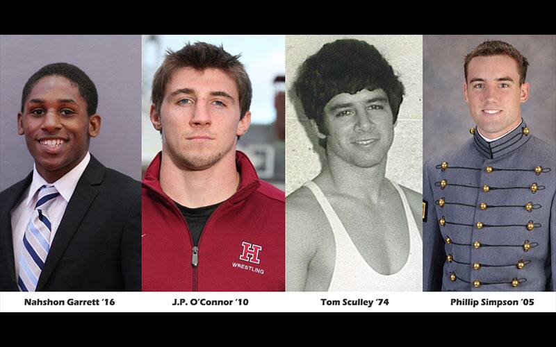 Photos of Nahshon Garrett (C), J.P. O'Connor (H), Tom Sculley (L), Phillip Simpson (A)