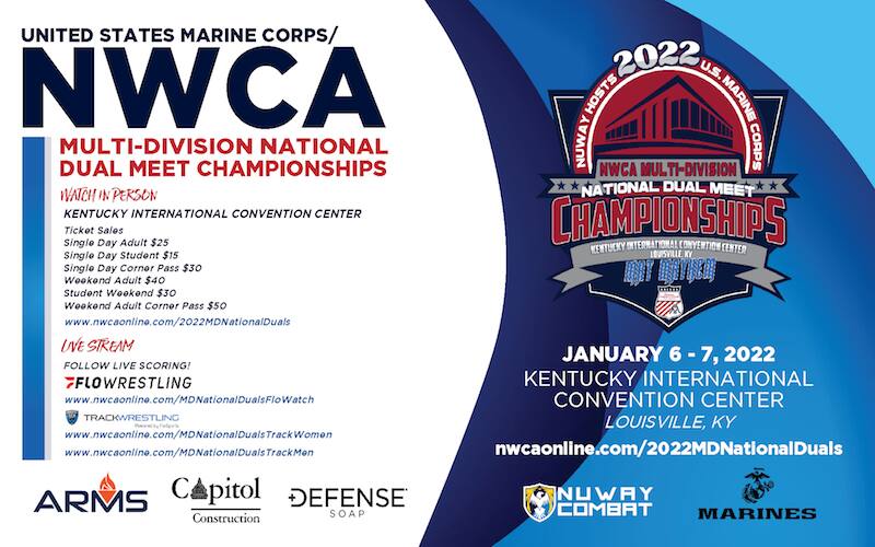 Graphic for the 2022 National Dual Meet Championships