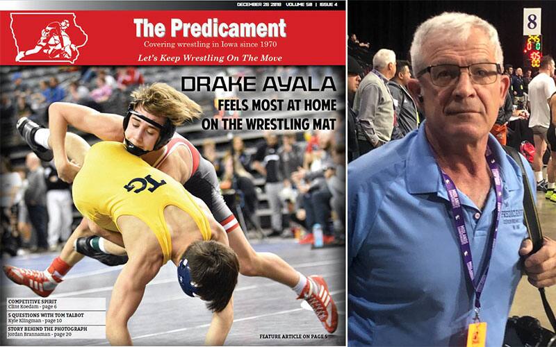 Image of a cover for Predicament and photo of G Wyatt Schultz