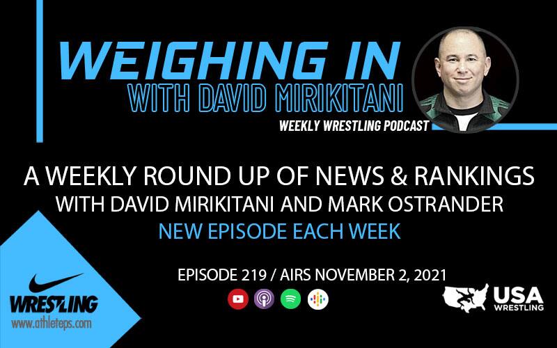 Graphic for Episode 219 of Weighing In podcast