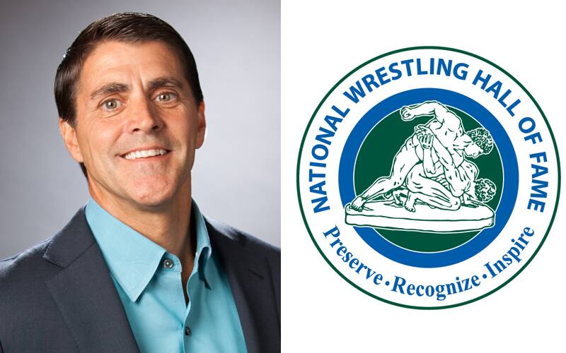 Carl Eschenbach mugshot and Hall of Fame logo