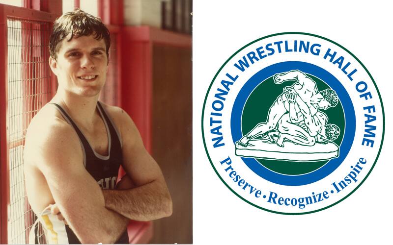 Mark Lieberman mugshot and Hall of Fame logo