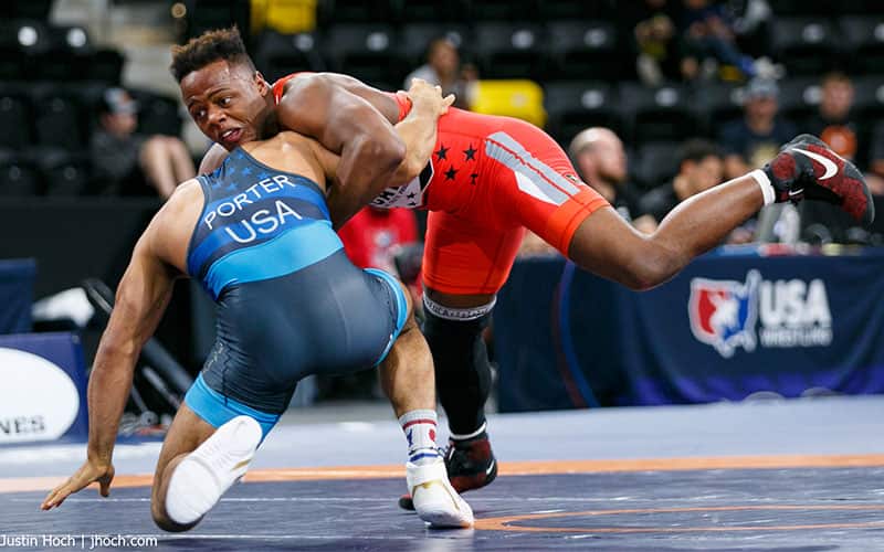 Kamal Bey battles Jesse Porter in the World Team Trials Challenge Tournament