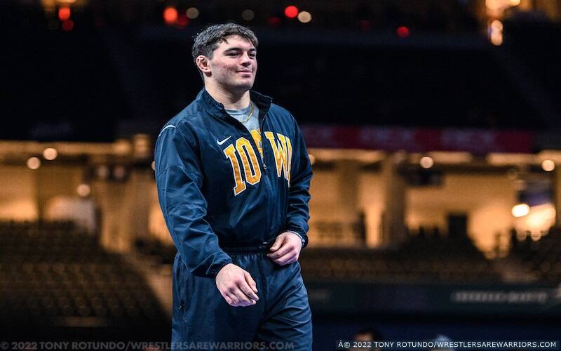 Tony Cassioppi warms up at Bout at the Ballpark