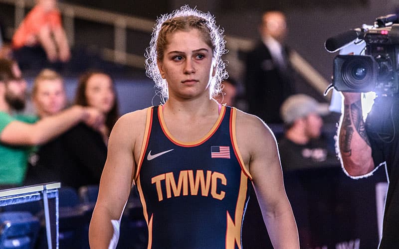 Amit Elor (CA) competing in Final X New York