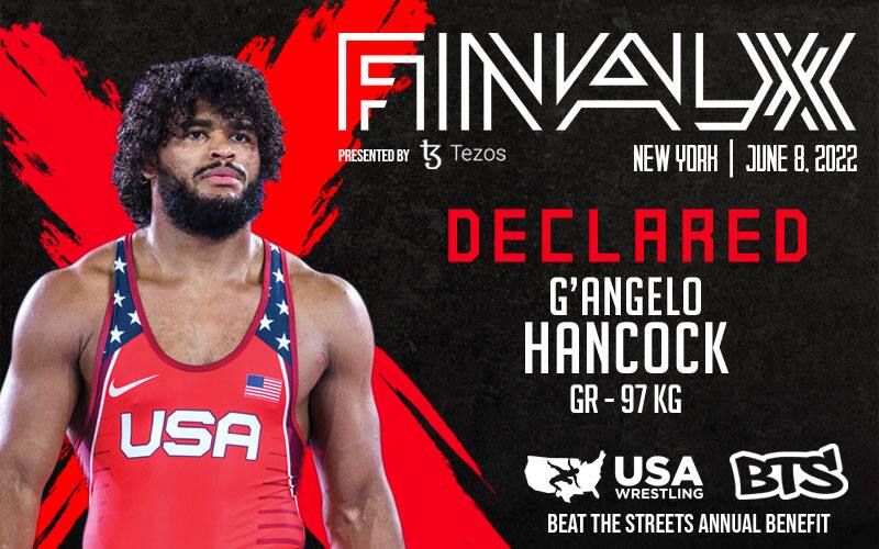 G'Angelo Hancock Final X Declared graphic