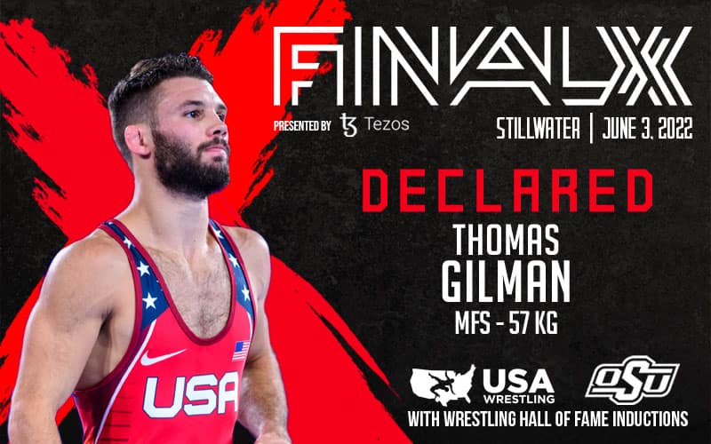 Thomas Gilman Final X declaration graphic