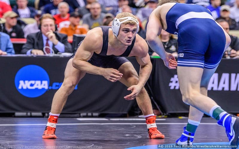 NC State's Hayden Hidlay competes for NC State