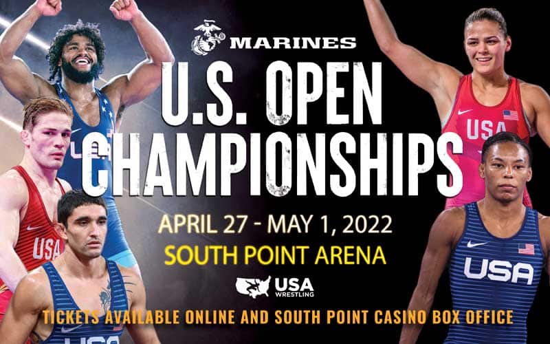 Updated 2022 U.S. Open Championships graphic with Marines logo