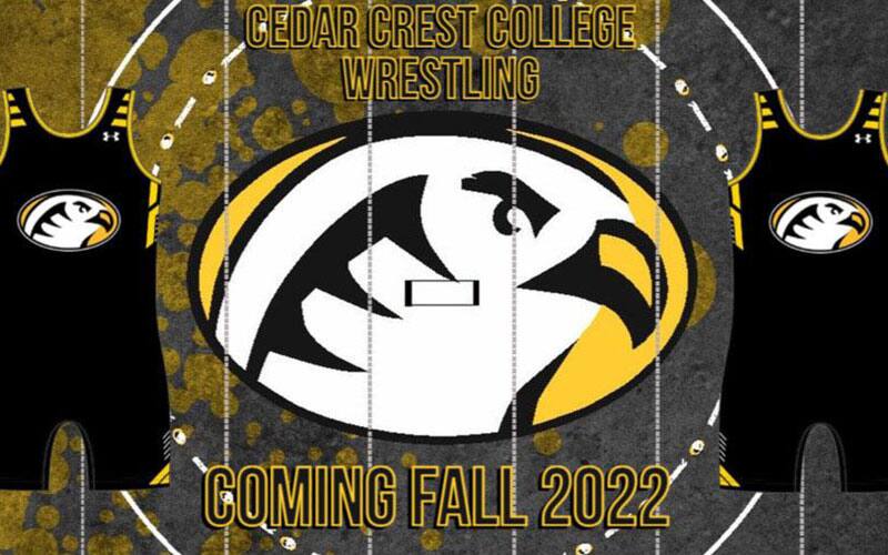Logo for Cedar Crest College women's wrestling team