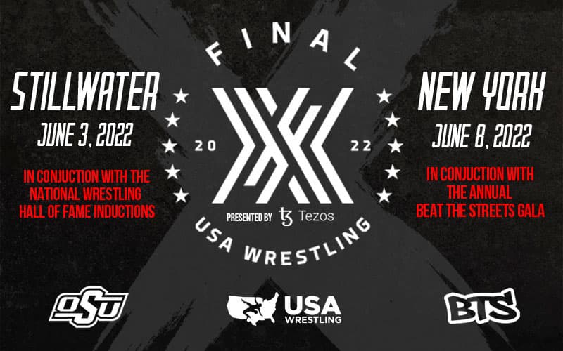 Final X logo for both cities, Stillwater and New York