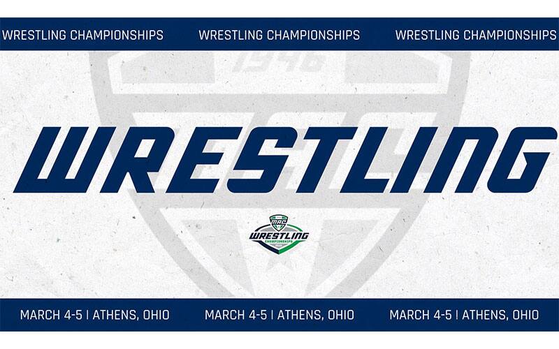 Logo for the 2022 MAC Wrestling Championships