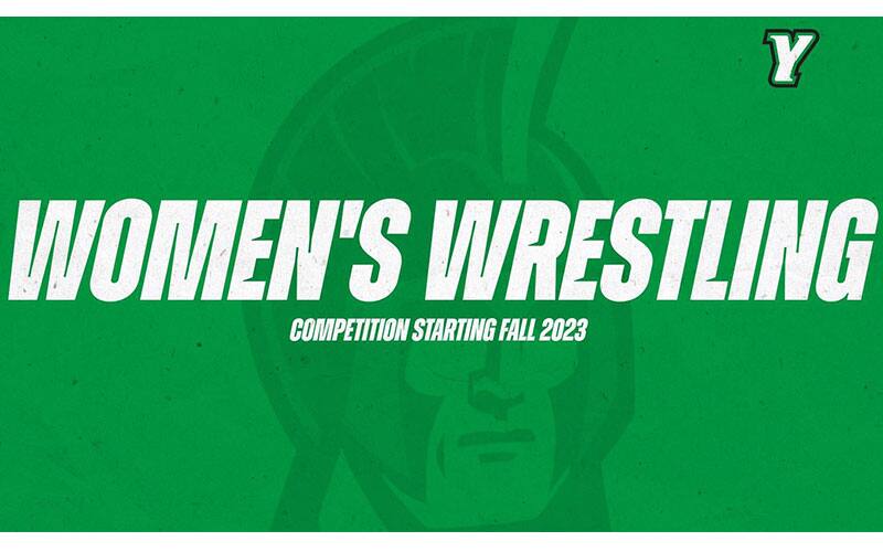 York College women's wrestling graphic